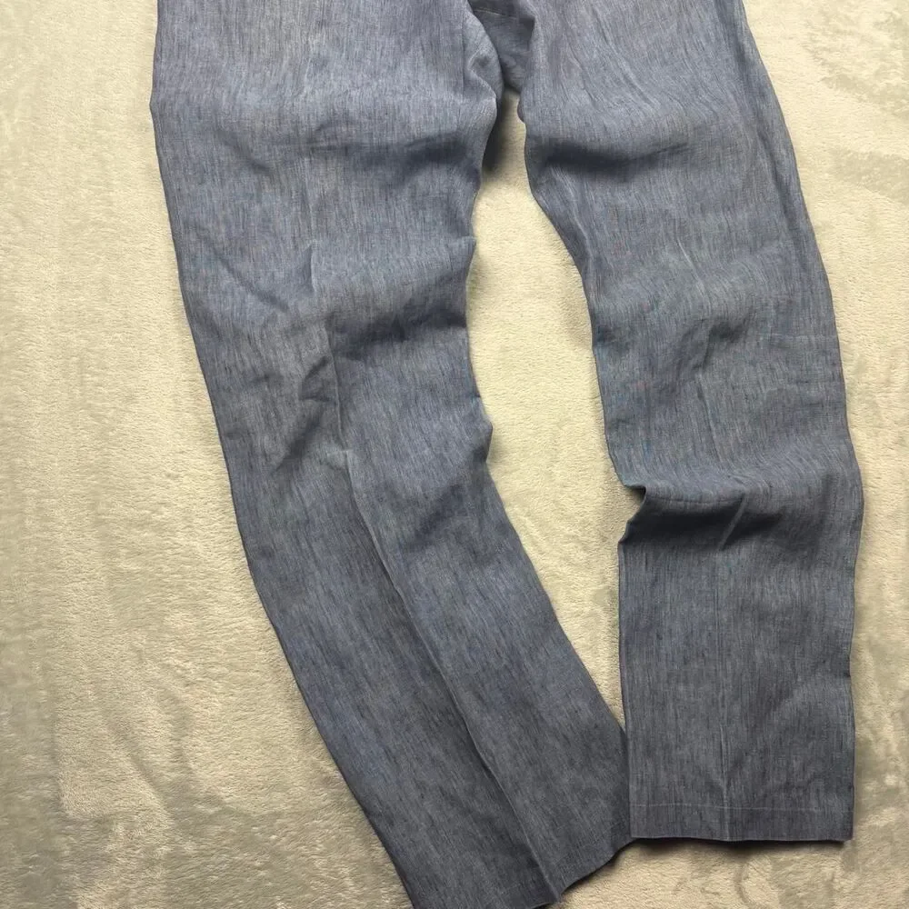 Santoni Men's Blue and Navy Trousers